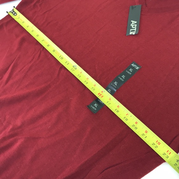 Apt.9 Mens Wool Blend Long Sleeve Sweater - Picture 5 of 10